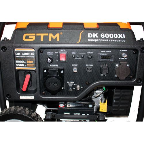 Генератор инверторный бензиновый 5.5 кВт GTM DK6000Xi 34058 фото