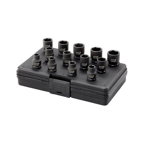 Набір ударних головок Mighty Seven 1/2" (13 од) дюймових 7/16"-1 1/4" 223362 фото