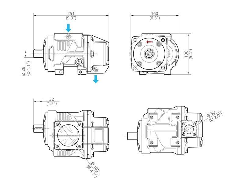 Винтовой блок ROTORCOMP EVO2-V001 PRM011706 фото