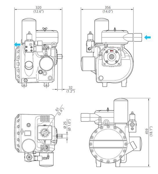 Винтовой блок ROTORCOMP EVO2 NK PRM011707 фото