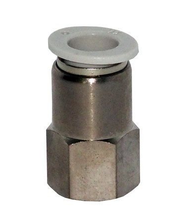 Прямой пневматический цанговый фитинг с внутренней резьбой TSK XPCF 12-G02 PRM011977 фото